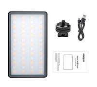 Qukaim Weeylite RB08P Portable Full Color RGB LED Video Light, 2500K-8500K, CRI 95+, 8W, Built-in 3000mAh Battery for Studio and Daily Creative Photography