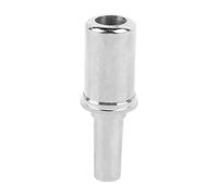 Qukaim Wind Accories C Key Bugle, 11 cm Diameter Moutiece, 34 cm Height Silver Brass Military Trumpet for Orchestra Marching Band
