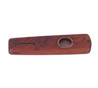 Qukaim Wind Instrument Wood Kazoo Flute, Rosewood Diaphragm Wind Instrument for Guitar and Ukulele Accompaniment, Wooden Kazoo Harmonica, Musical Toy for All Ages