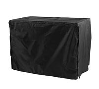Qukaim Wire Pet Cage Cover Dog Cage Protection Cover, Waterproof Dustproof Oxford Cloth Pet Kennel Cover, 61.6 x 43.7 x 48 cm / 24.3 x 17.2 x 18.9 in, Includes Storage Bag, Black