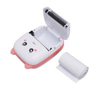 Qukaim Wireless Thermal Printer Mini Thermal Printer, Wireless Bluetooth Pocket Printer for Phones, Tablets, and Computers, 200 DPI, 10 mm/s Print Speed, Portable Design, Ideal for Students and