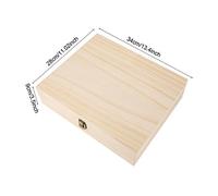 Qukaim Wooden ential Oil Storage Box Portable Neoprene Essential Oil Bottle Storage Bag, 16 Slots for 5ml Bottles, Anti-Drop Carrying Case, Mini Travel Organizer in Purple, Wooden Storage Box for