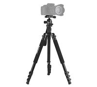 Qukaim ZOMEI Q555 63Inch Lightweight Aluminum Alloy Travel Tripod, Portable Camera Tripod with Ball Head, Quick Release Plate, Carry Bag for Canon Nikon DSLR