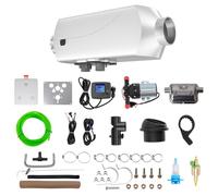 QUKFGCLGM 8KW Parking Fuel Air Heater Water Heater Integrated Machine, 12V Diesel Heater with LCD Switch Display, Diesel Air Heater with Repair Kit, for Car, Truck, Garage,Boat, RV and Outdoor Places