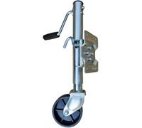 QUKFGCLGM Jack with Wheels Boat Trailer Jack with 6''Wheel,1200lb Capacity,10in Lift,Bolt-On Swivel Tongue Jack,Heavy-Duty Trailer Jockey Wheel,10''Journey