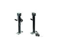 QUKFGCLGM Manual Jack Trailer Jack Side Wind 5000lbsX15 Lift Pipe Mount Swivel Round Pipe Mount Swivel Trailer Sidewind Camper RV Trolley Jack(No Welded)