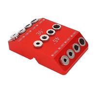QUKFGCLGM Pocket Hole Jig, 30° 45° 90° 2 to 12mm Joinery Hole Drill Guide, Aluminum Alloy Accurate Woodworking Drilling Locator Hole Locator for Drilling Machines, DIY Carpentry Projects