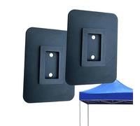 Qukoielly Awning Leg Support Plates | Heavy Duty Portable Plate,Stable Awning Feet Pads | for Outdoor Summer Picnic Holiday Travel Caravan Marine Beach Dock Floor Bottom
