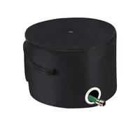 Qukoielly Garden Hose Storage Pot | Garden Hose Container for Outside | Weatherproof Gardening Accessories, Lightweight Tool Organizer with Drain Holes for Lawn Patio Balcony