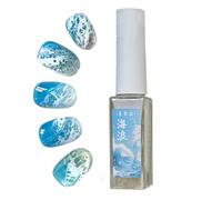 Qukoielly Nail Gel | 7.5ml Spreading Marble Effect Manicure Decoration,Gel Nail Liquid Decoration - for Women Sister Professionals Friends Family Salon Home Travel Trip Outdoor
