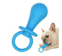 Qukoielly Pacifier Dog Toy - Puppy Teething Imitation Breastfeeding Pacifier | Pet Molar Play Safe Interactive Calming Teether for Dorm Travel Indoor Outdoor Home Park