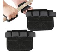 Qukoielly Weight Lifting Grips | Leather Hand Wraps Protectors,1 Pair Fingerless Workout Gym Grips Pads - for Men Women Daily Fitness Weightlifting Dips Deadlifts Pull-Ups Dumbbell Kettlebell