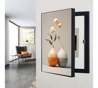 Qulamrdk Electrical Panel Cover Decorative Fuse Box Cover Cabinet, Breaker Box Cover Decorative Modern Meter Box Decorative Painting for Living Room Home Office(B,13.7inx17.7in/35 x 45 cm)