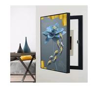Qulamrdk Electrical Panel Cover Decorative Fuse Box Cover Cabinet, Breaker Box Cover Decorative Modern Meter Box Decorative Painting for Living Room Home Office(D,13.7inx17.7in/35 x 45 cm)