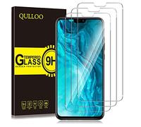 QULLOO Comatible with Huawei Honor 9X Lite Tempered Glass Screen Protector, 9H Hardness HD Clear Screen Protector Film for Huawei Honor 9X Lite - 2 Pack