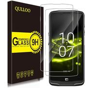 QULLOO For Crosscall Core M6 Tempered Glass, 2 Pieces Screen Protector & Rear Camera Protector, Anti-Scratch 9H Hardness HD Clarity Screen Protector Film