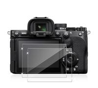 QULLOO Screen Protector for Sony Alpha 7 V for Tempered Glass, Pack of 3 Screen Protectors, HD Clear Protective Glass, Anti-Scratch 9H Hardness Tempered Glass Film