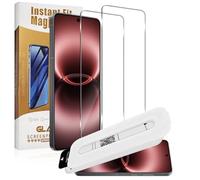 QULLOO Screen Protector for Vivo X300 Ultra for Tempered Glass, Pack of 2 [Car Installation] Screen Protector, HD Clear Protective Glass Anti-Scratch 9H Hardness Tempered Glass Film