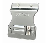 QULNEXA Tape Measure Holster, Leather with Stainless Steel, Tape Hoster-Silver
