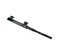 Quluxe 12 Inch Heavy Duty Metal Slides Pull Out Shelf Runners Drawer Sliding Rails Mounting Accessories for Under Desk Kitchen Cabinet - Black