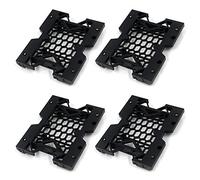 Quluxe 2.5'' or 3.5'' to 5.25'' SSD HDD Mounting Bracket, Internal Hard Disk Drive Bays Holder Adapter for PC with Screws (Pack of 4)