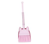 QUMIIRITY 1 Set Broom Dustpan Set Cleaning Tools for Pretend Play Housekeeping Role Play Cleaning for Indoor Outdoor Use Encourages Responsibility Hands Skills
