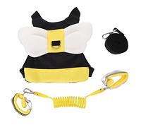 QUMIIRITY 1 Set Harness with Leash Lost Safety Backpack for Breathable Strap with Wrist Link for Walking Exploring Outdoors Yellow