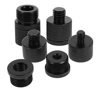 QUMIIRITY 1 Set Microphone Stand Adapter Thread Conversion Kit for Mic Stands with Non Slip Grip Easy Installation Compatible with Various Microphones