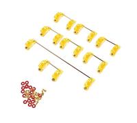 QUMIIRITY 1 Set Plated Satellite Mount Stabilizer Accessory for Mechanical Keyboards Enhances Stability and Key Consistency for Optimal Typing Experience