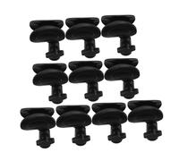 QUMIIRITY 10pcs Adjustable Microphone Clip Holders with Knob Mic Mount Clamp for Wireless and Wired Mics for Broadcasting Stage Recording and Live Streaming