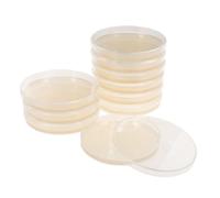 QUMIIRITY 10pcs Agar Petri Plates Prepoured Nutrient Tissue Culture Dishes for Lab Science Experiments School Projects Medical Research