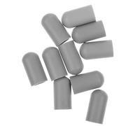 QUMIIRITY 10pcs Drumstick Tips Caps for Silent Practice Drum Mallets Protective Tips for Quiet Drumming Lightweight and Easy to Install for Musicians and Drummers