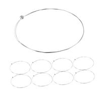 QUMIIRITY 10pcs E-1st Guitar String Replacement Kit for Acoustic and Electric Guitars Steel String Acoustic Spare Set Metal for Music Instruments