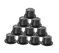 QUMIIRITY 10Pcs Electric Guitar Potentiometer Knobs Professional Volume Control Caps for Amplifiers and Effect Pedals Compatible Guitar Models
