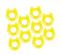 QUMIIRITY 10pcs Emergency Stop Button Cover Stop Switch Protector for Industrial Safety Effortless Installation Compact Design Accident Prevention Guard