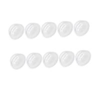 QUMIIRITY 10pcs Half Round Dome PVC Covers Half Sphere Supply with Easy Installation Beautiful Touch for Creative Projects and Christmas Scenes
