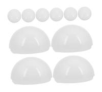 QUMIIRITY 10pcs Led Vanity Light Shade for Makeup Mirrors Soft Light Distribution Easy Installation Half for Bathroom Bedroom Living Room Lighting