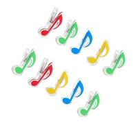 QUMIIRITY 10pcs Music Note Clips Piano Score Clamps for Sheet Music Page Holders for Easy Reading and Viewing for Musicians and Students