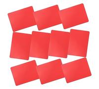 QUMIIRITY 10pcs Poker Cards Dispenser and Dealer Set Portable Plastic Poker Card Dealing Tool for Game Tables and Shuffling Accessory Red