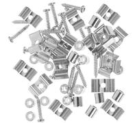QUMIIRITY 10Set Electric Guitar String Retainers Tension Guides with Screws Durable String Trees for Enhanced Performance Lightweight and Easy Installation Finish