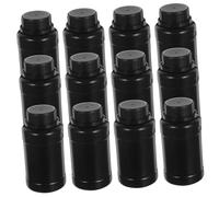 QUMIIRITY 12pcs Laboratory Grade Plastic Reagent Bottles with Wide Mouth and Tight Sealing Lids Impact Resistant Chemical Sample Containers for Precise Liquid Storage and Reusable Lab Use