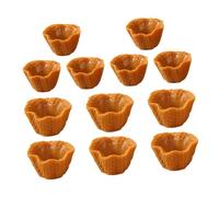 QUMIIRITY 12pcs Miniature Ice Cream Cone Models Realistic Fake Ice Cream Cones for DIY Decoration for Early Education and Creative Play
