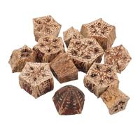 QUMIIRITY 12Pcs Natural Parrot Chew for Birds, Bird Shredding Foraging for Parakeets and Parrots, Healthy Walnut for Cage Enrichment and Beak Grinding