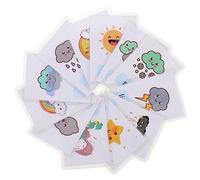 QUMIIRITY 12Pcs Weather Cognition Flash Cards for Engaging Double Sided Learning Cards for Kindergarten Classroom Essentials and Fun Early Education