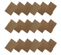 QUMIIRITY 18pcs Loose-Leaf Page Divider Binder Classification Tabs Kraft Paper Quick Reference Not Easy to Bend Colourful Index Dividers for Working Files