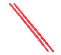 QUMIIRITY 1pair Lightweight Nylon Drumsticks for Professional Drumming Red Jazz Drumsticks for All Types of