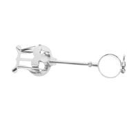 QUMIIRITY 1pc Clarinet Music Holder Clip Portable Silver Music Stand for Orchestral Instruments for Musicians and Students