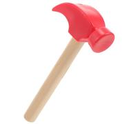 QUMIIRITY 1Pc Creative Simulation Wooden Hammer for Handmade Head Wood Hammer Engaging DIY Role Play Tool for Developing Skills and Coordination