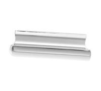 QUMIIRITY 1Pc Zinc Alloy Guitar Slide Resistant Metal Tone Bar for Electric and Acoustic Guitars Lightweight for Stringed Instruments Silver Finish