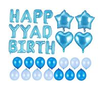 QUMIIRITY 1Set Happy Birthday Balloons Film for Indoor Outdoor Party Decorations for Celebrating Unforgettable Moments Multi Colored Birthday